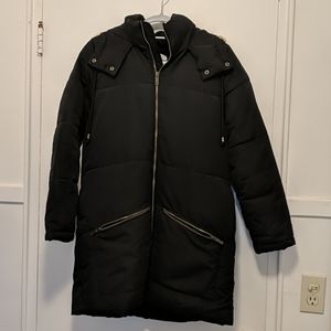 Black winter coat